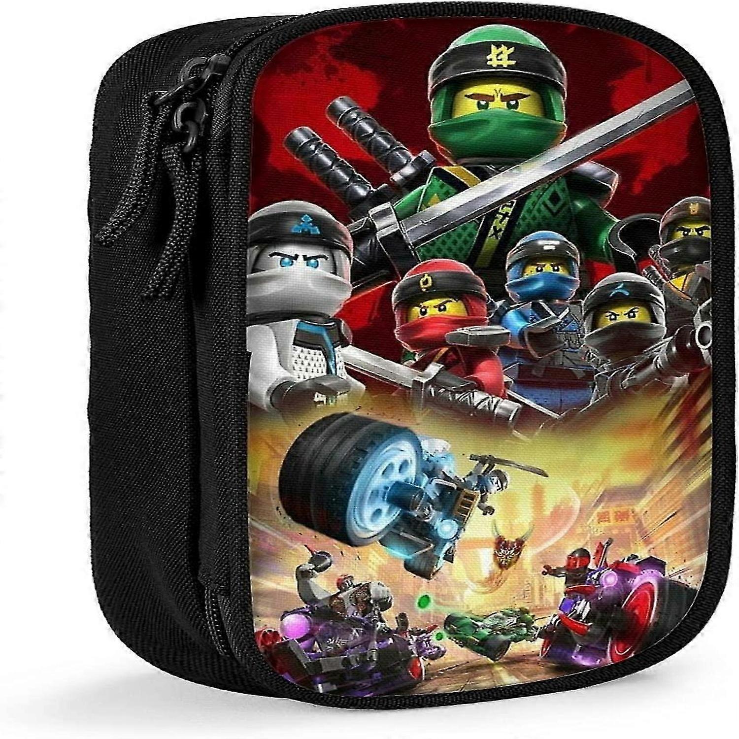 קלמר נינג'גו, תיק קוסמטיקה לנסיעות, קלמר רוכסן גדול, קופסת אחסון לציוד משרדי, מחזיק עטים ליום הולדת במשרד - SYS20210