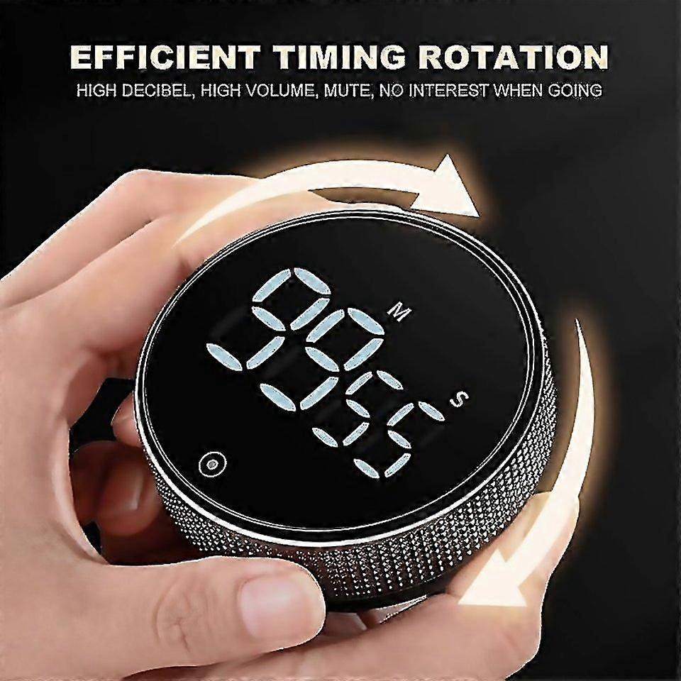 For Led Digital Kitchen Timer Study Stopwatch Magnetic Electronic Cooking Countdown Clock