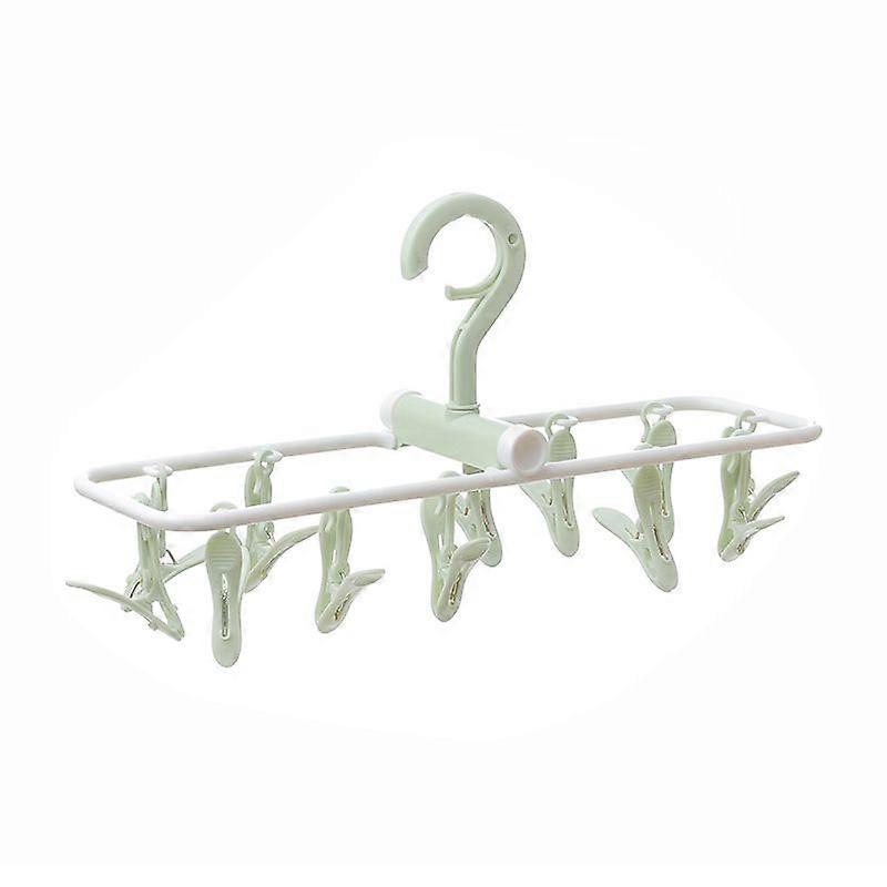 Multi-functional Space Saving Hanger Windproof Foldable Clothing Drying Rack Betterlifefg