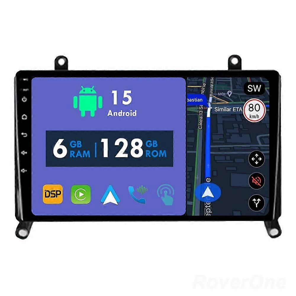 Car Radio 6G+128G CarPlay GPS Navigation Head Unit for Toyota Hiace H300 6 GranAce 1 2019 - 2022 Android Auto Bluetooth Stereo Touch Screen