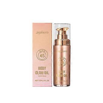 Rose 30ML  Coconut Protective Flash Body Oil Series Summer UV Isolation Refreshing Non-sticky Protective Oil