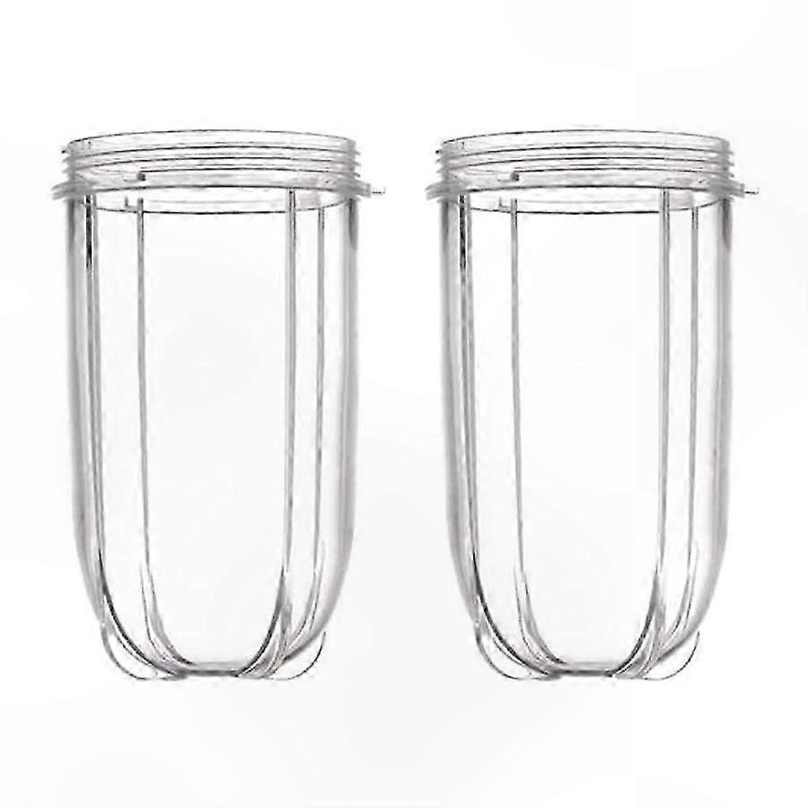 2-Pack Tall Jar Cups for Blender Replacement Fits Most Models