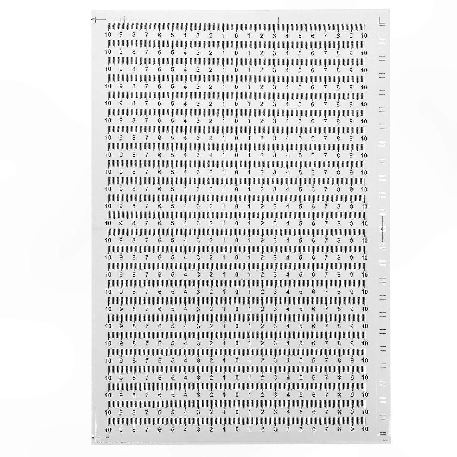 20-Pack Adhesive Measuring Tape for Workbench, Waterproof Ruler for Woodworking Projects