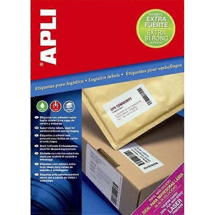 Extra-strong adhesive white labels 210.0 x 297.0 mm 100 sheets