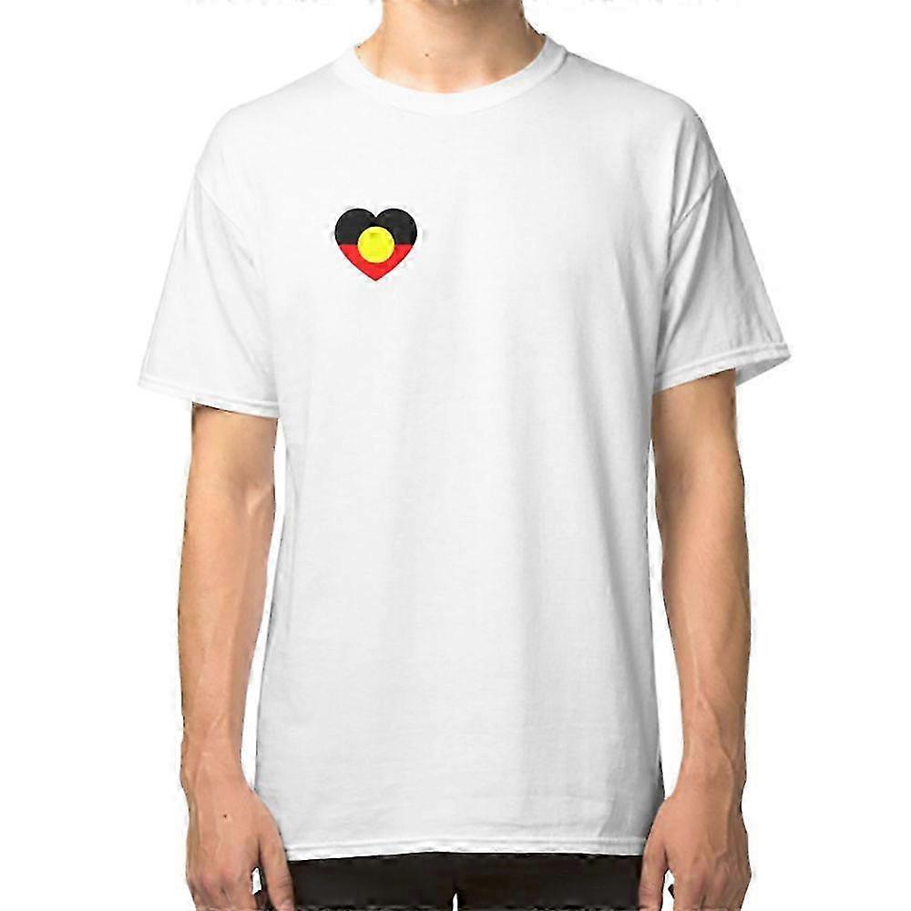 Tričko Aboriginal Flag Heart
