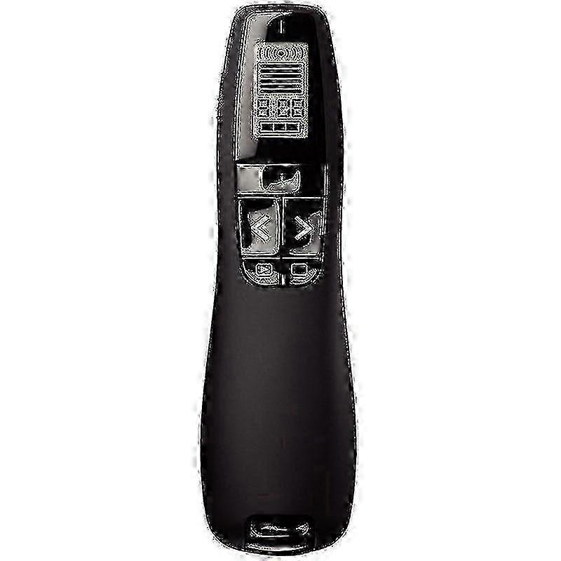 Remote Controls R800 Wireless 2.4GHz Green Light Presentation Remote with Laser Pointer for PPT Speech Meeting