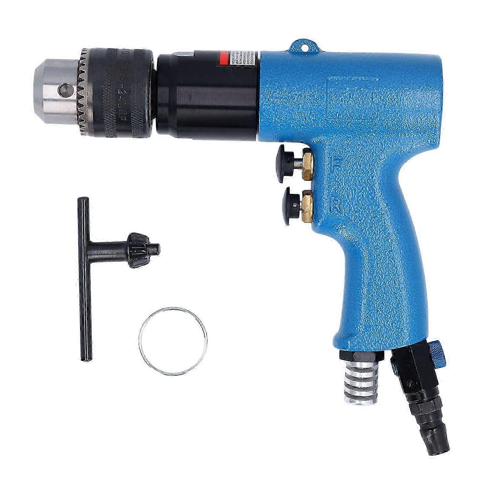 Pneumatic Pistol Drill 1/2 Adjustable Speed Reversible Air Power Screwdriver Drill