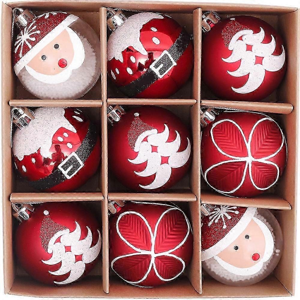 Electroplated ball Christmas tree ornaments set