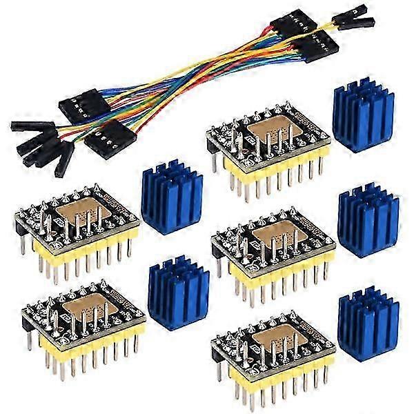 5 Pcs TMC2130 V3.0 SPI 3D Printer Stepper Motor Driver A4988 for SKR V1.4 V1.3 MKS Board