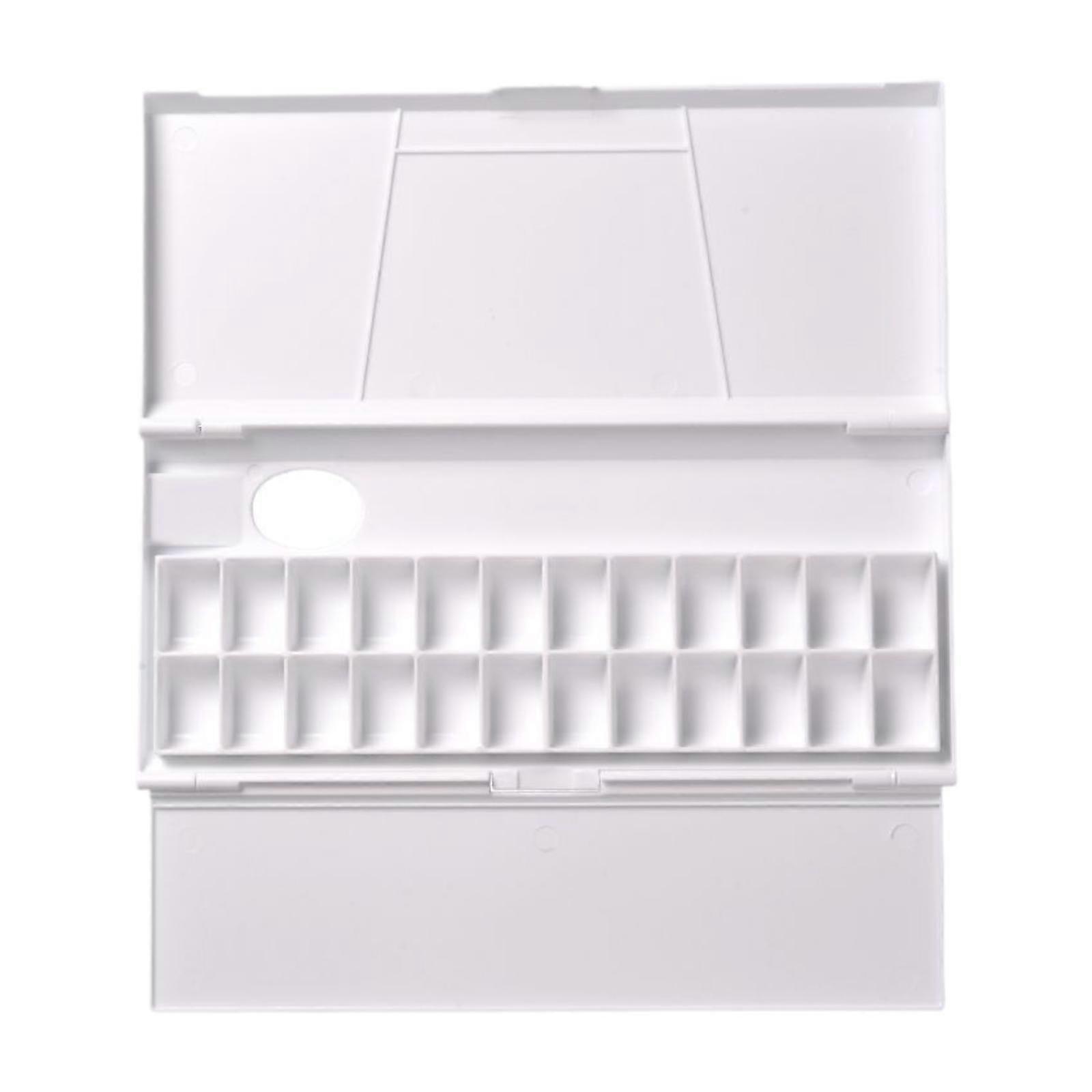 Watercolor Palette Airtight Portable with Mixing Area Gouache Mixing Palette