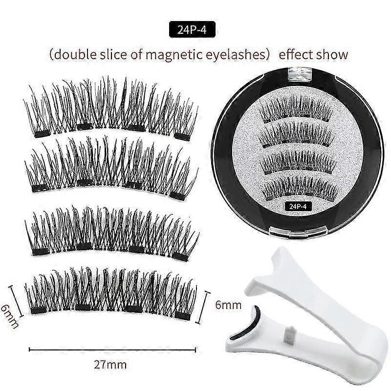 Lumentes Magnetic Eyelashes, Lumentes Reusable Magnetic Lashes, With Applicator