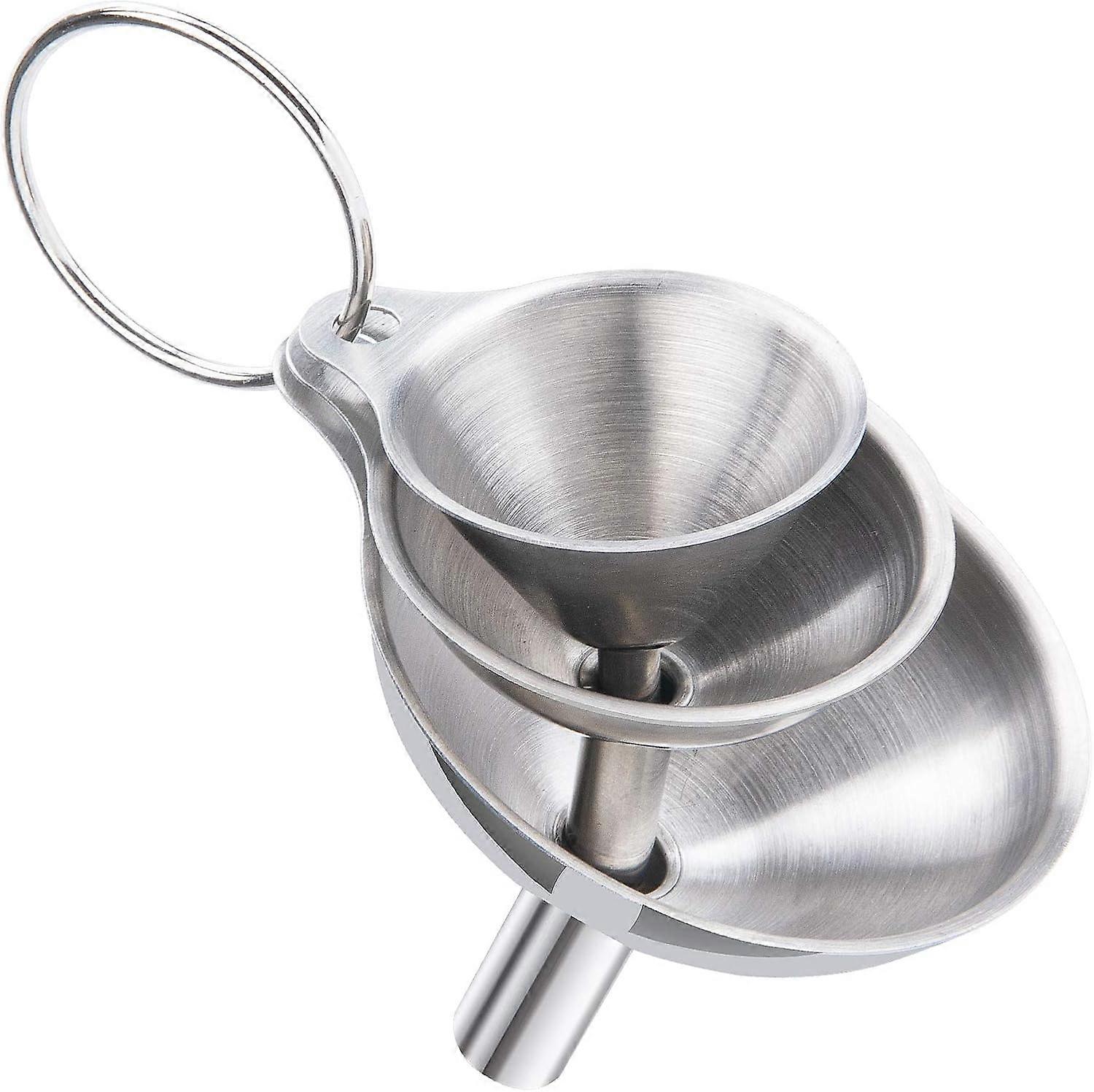 Stainless steel funnel