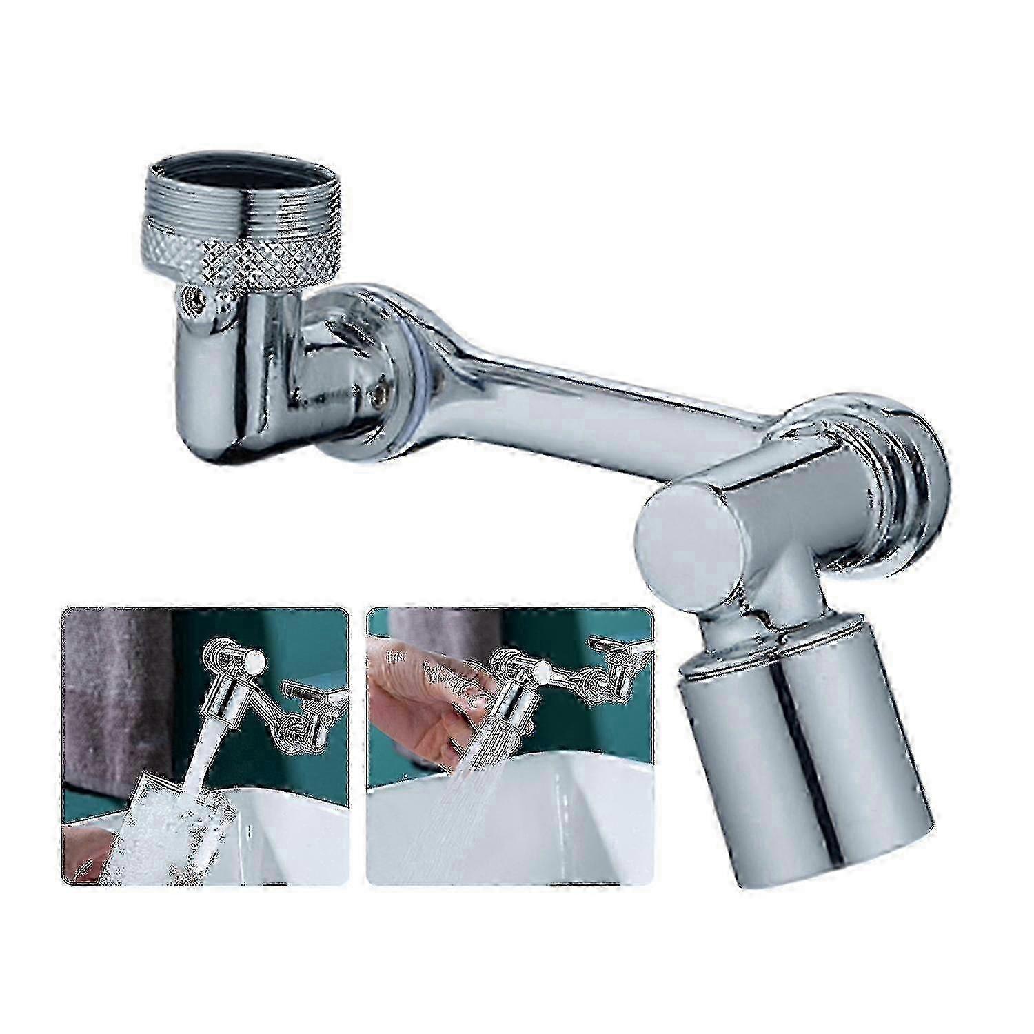 1080° Swivel Faucet Extender with 2 Spray Modes for Sink - Splashproof & Best Seller