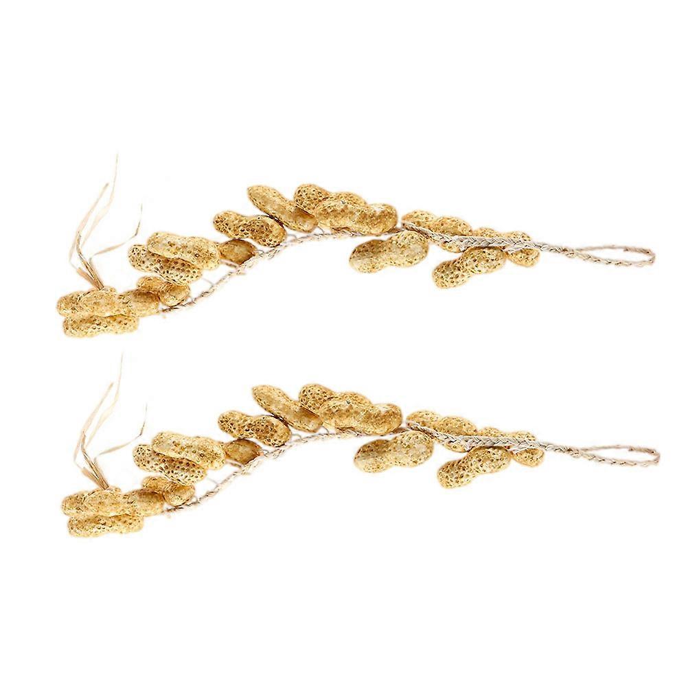 Realistic Peanut Hanging Simulation Peanut for Decor 6Pcs