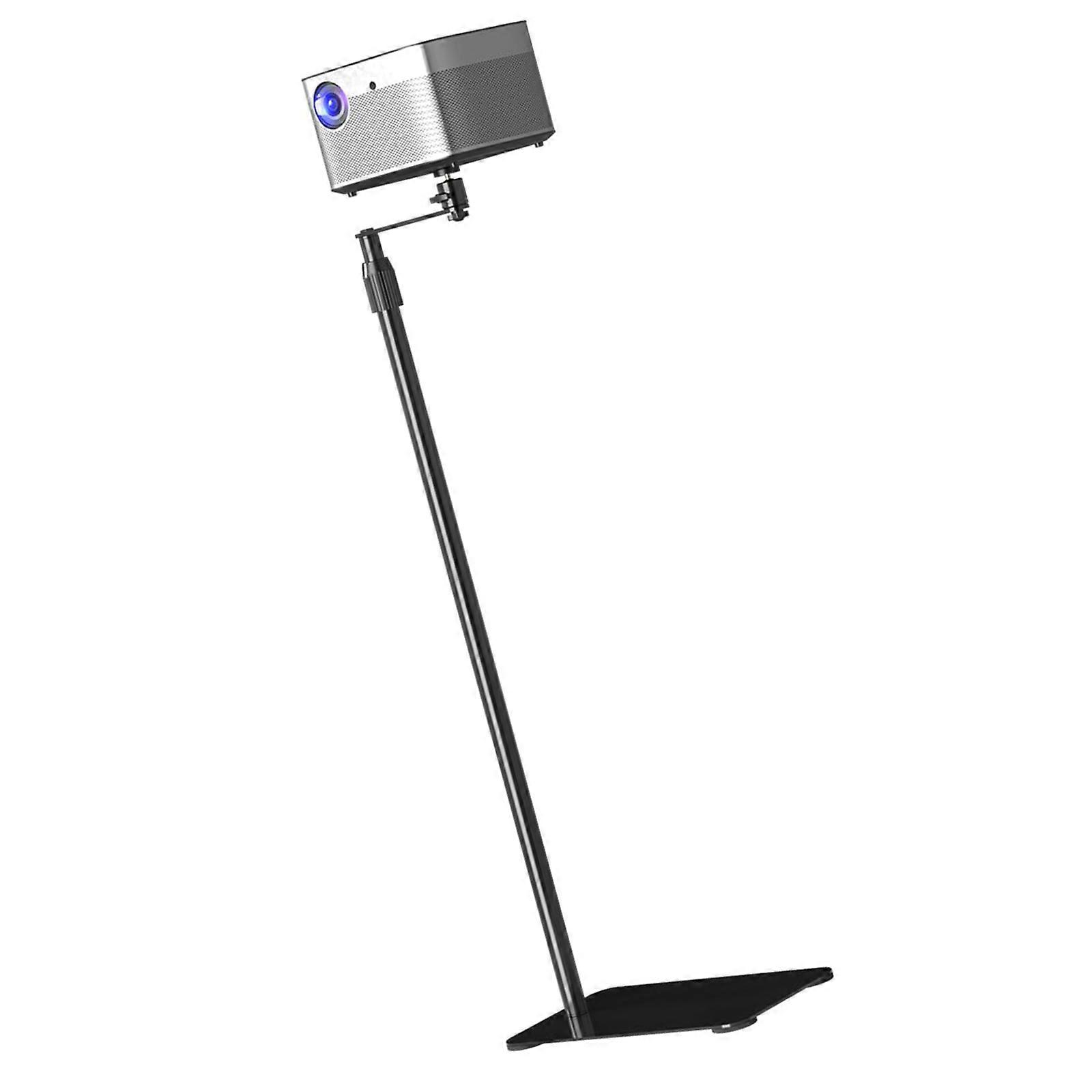 Rotatable Projectors Mount Steel Base 6.6LB Load Capacity Height Adjustable 25.59 47.24" Minimalist L Shape Design Home Theater Installation Tool