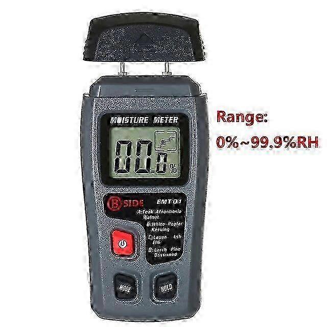 Wood Moisture Meter LCD Digital Damp Moisture Tester