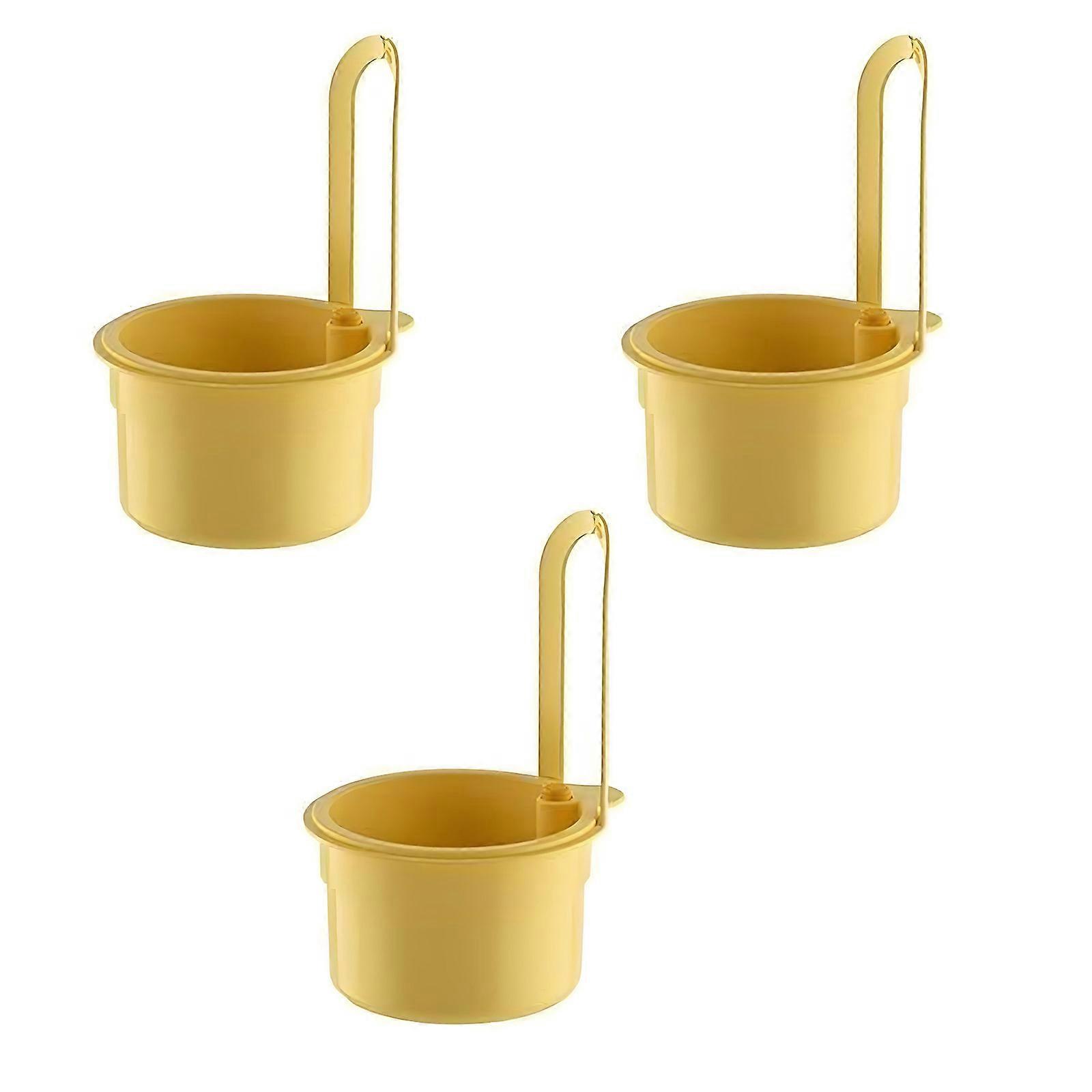 Double Layer Sink Strainer Basket Hanging Kitchens Sink Strainer Basket Drain Shelf for Efficient Food Scraps Filtering  Yellow