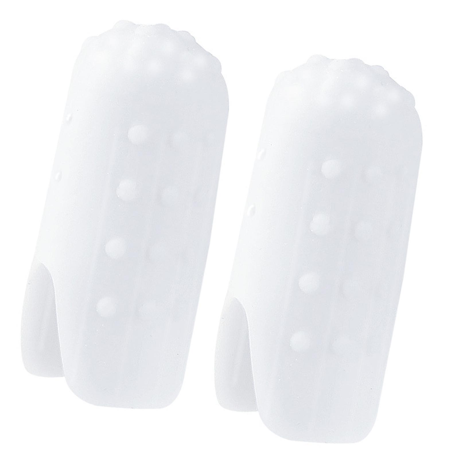 Flexible SEBS Material Protective Sleeves With Ventilation Holes Prevent Blisters On Fingers Toes  Transparent Universal code