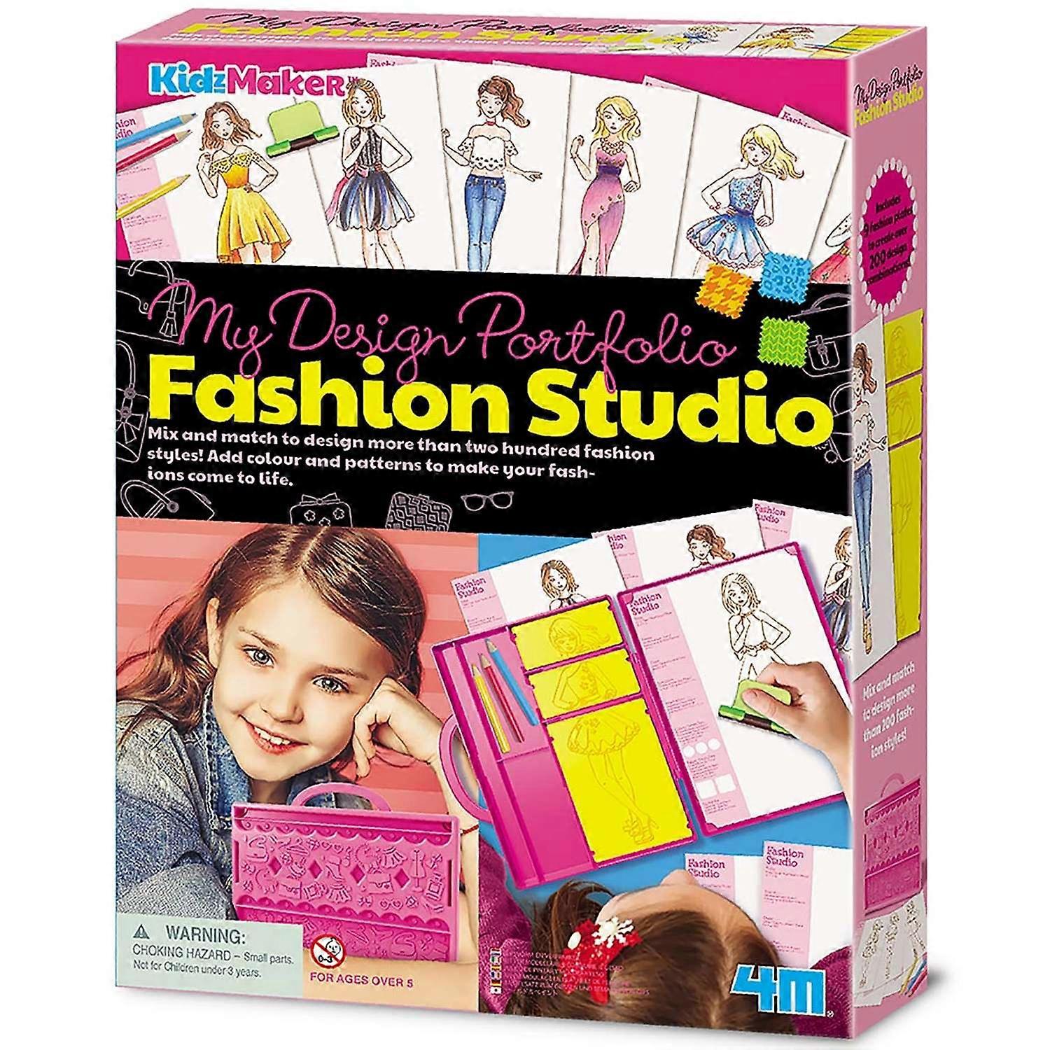 4M My Design Portfolio Fashion Studio Design & Draw Your Own Fabulous Designs