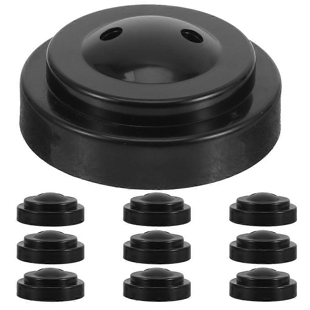 Flagpole Base Flagpole Hardware for 10Pcs Indoor Floor Stand Base Black