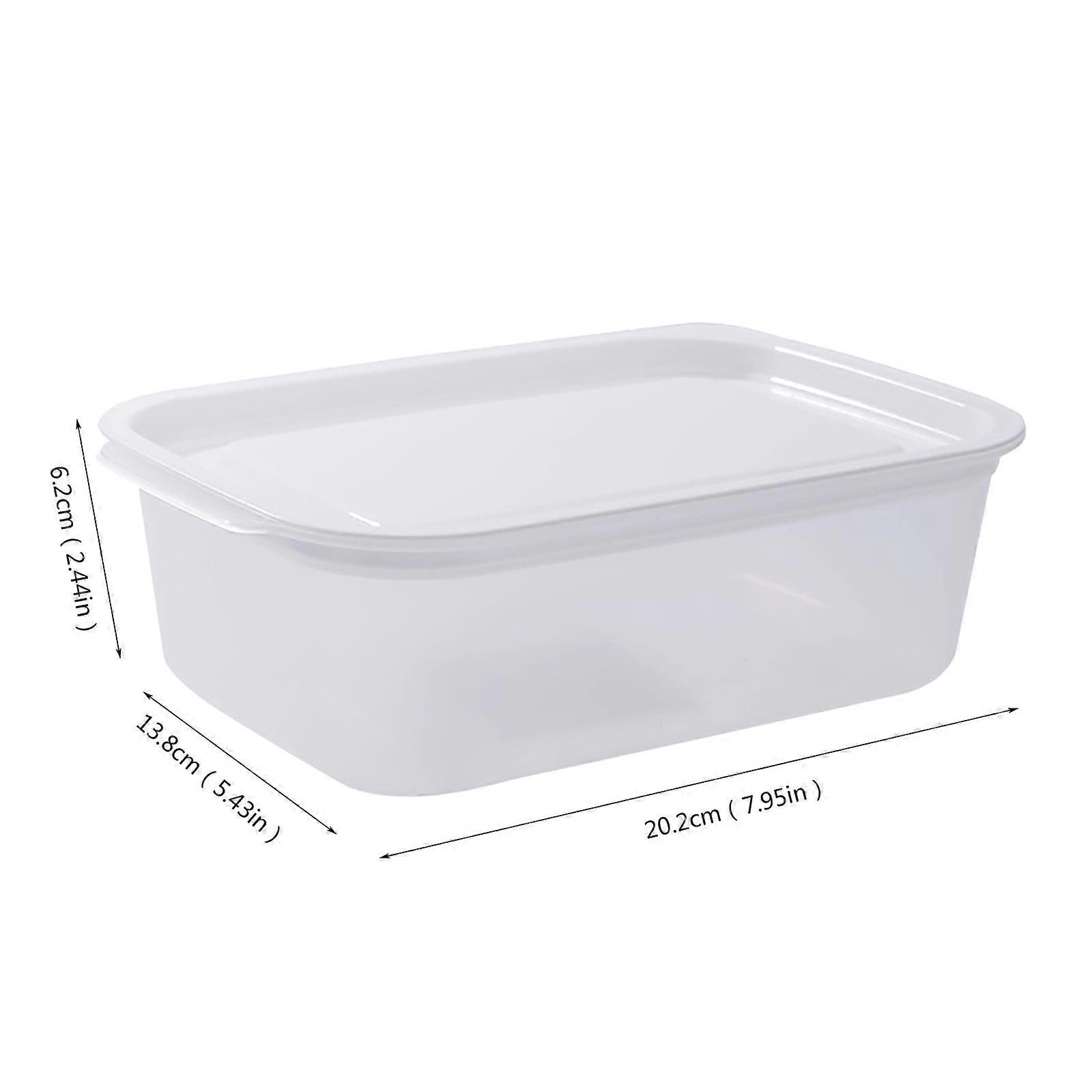 Microwavable Transparent Refrigerator Storage Box, Compatible with Kitchen Use, Sealed Fresh-Keeping Jar for Fruits & Vegetables Sorting