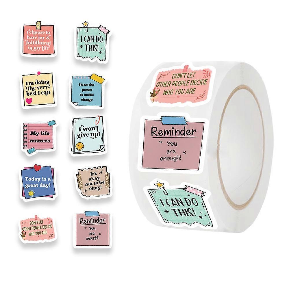 500 sheets/roll of washi tape, self-affirmation journal material, can be used to decorate envelopes and polka dots.