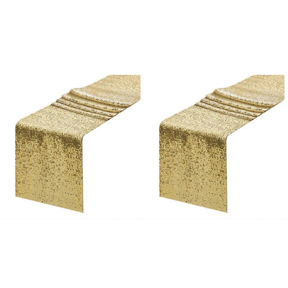 2 Pack Sequin Table Runner Gold
2 Pack Gold Sequin Table Runner 2 pcs Gold Sequin Table Runner
