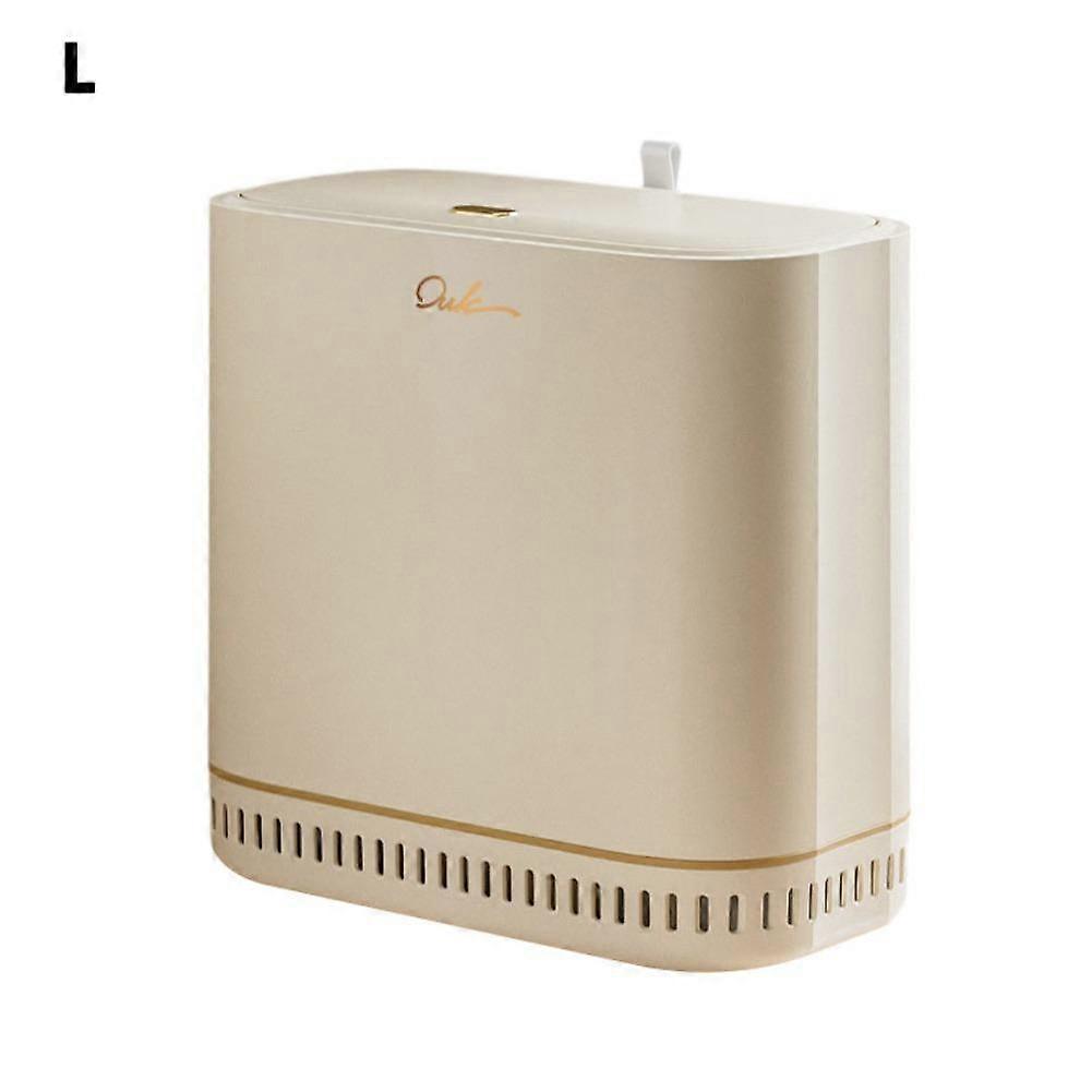 Odor Lock Flip Top Trash Can Waterproof Rust Proof With Inner Liner Holder Compact For Small Spaces Modern Design Multiple Colors