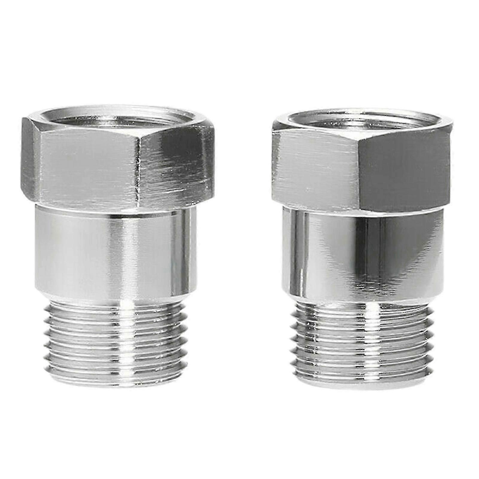 2 stuks O2 Sensor Spacer Schroefdraad Universele M18 X 1.5 Auto Motor Lichte Zuurstof Sensor Extender Adapter Voor Voertuig