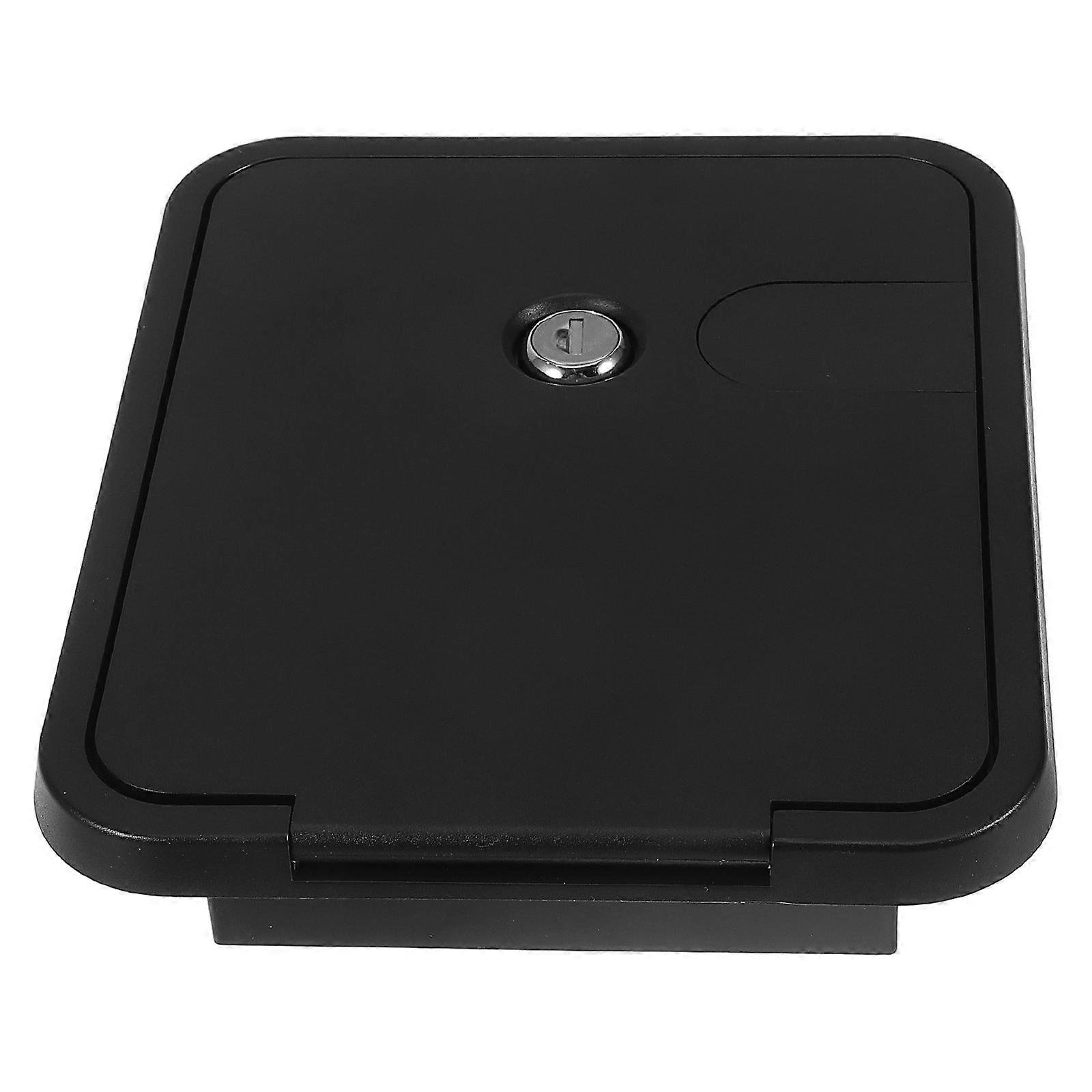 Trailer Camper Storage Door Lock for Electrical Cord Access 1Set Black