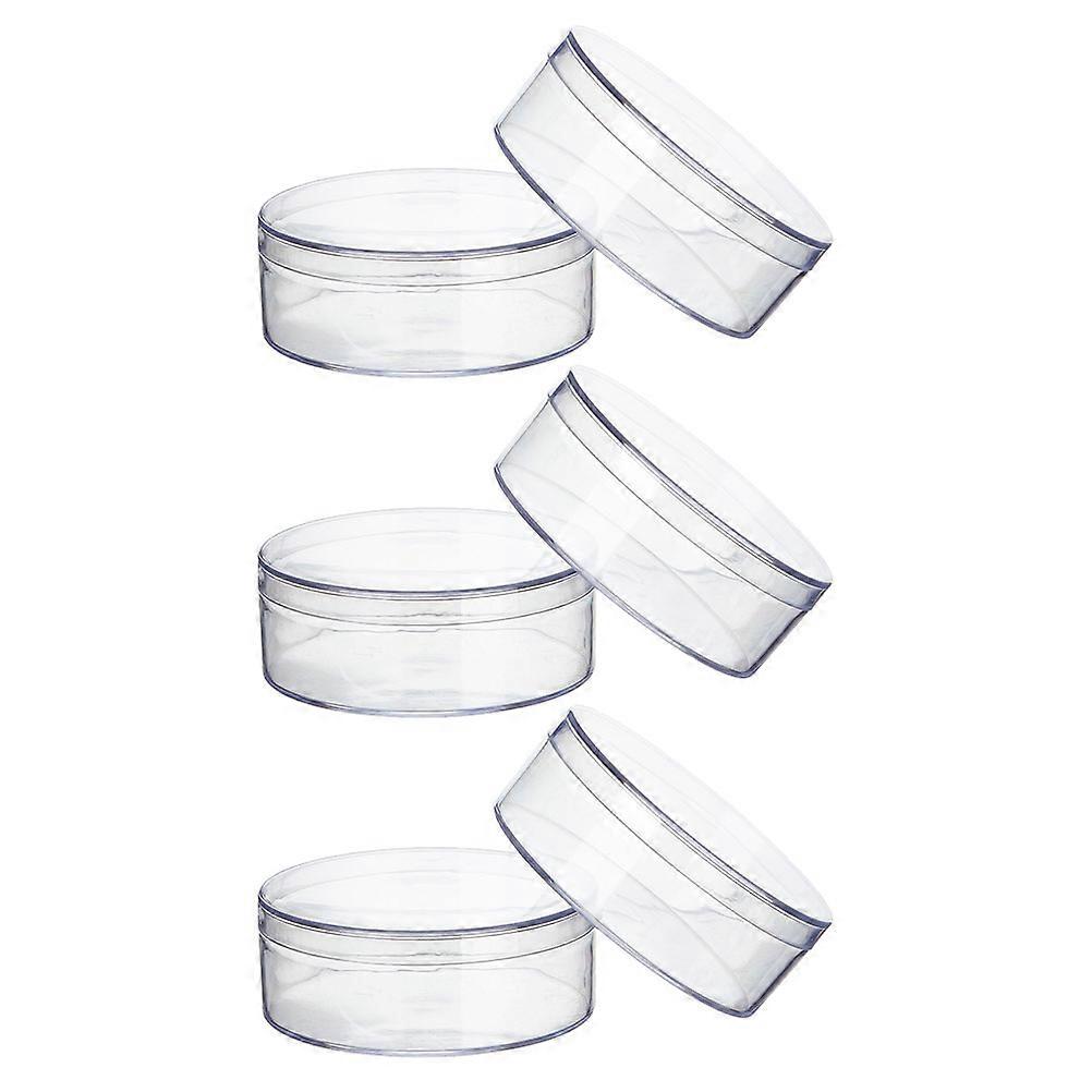 Transparent Candy Box for Party 6Pcs Clear Round Storage Containers