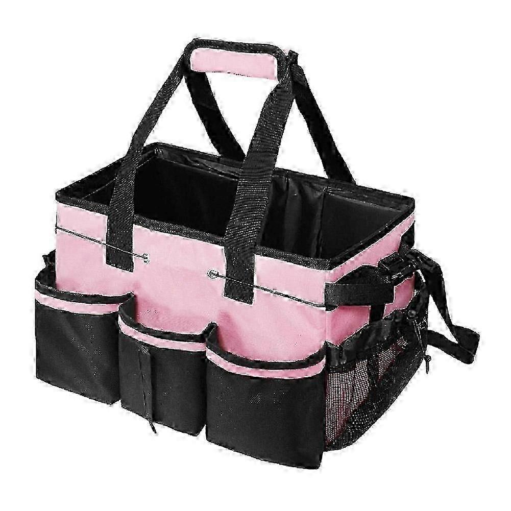 Large Multi-Compartment Cleaning Tote Bag With Removable Dividers 25-26