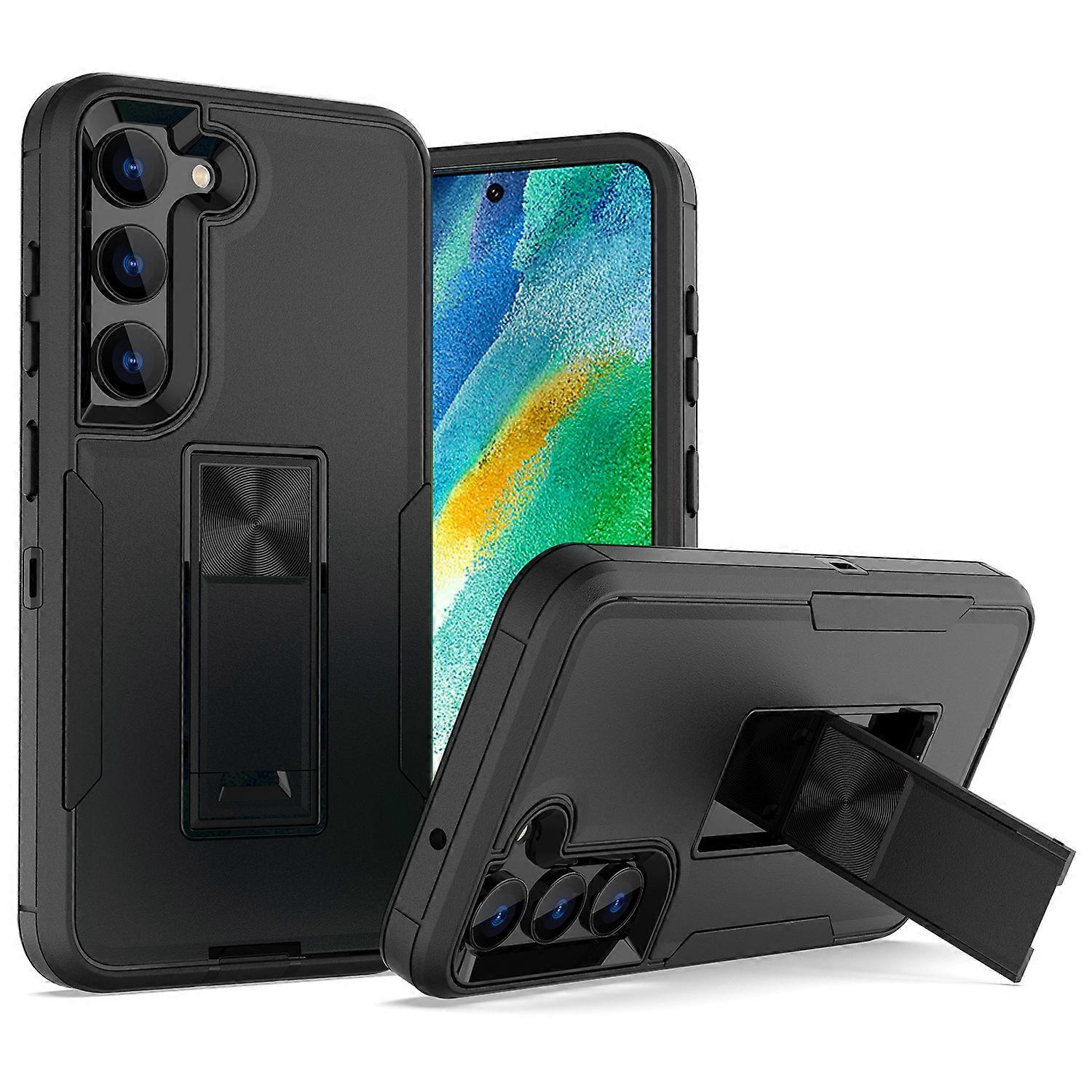 Samsung S24 Plus Passenger Stand Phone Case A35 5G Trendy Color Block Drop Protective Case