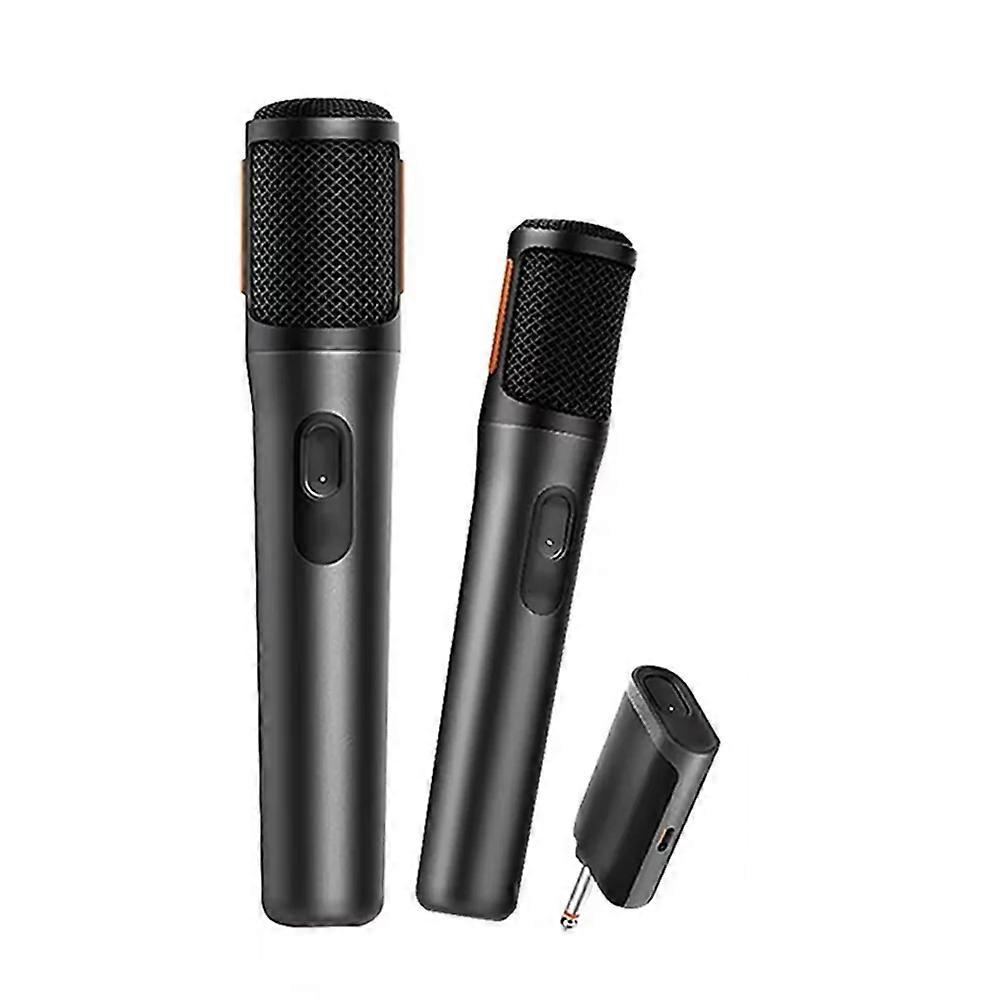 2Pcs Digital Wireless Microphones,Rechargeable Battery,Clear Voice, Stable 2.4GHz Connection, for All PartyBox Speakers