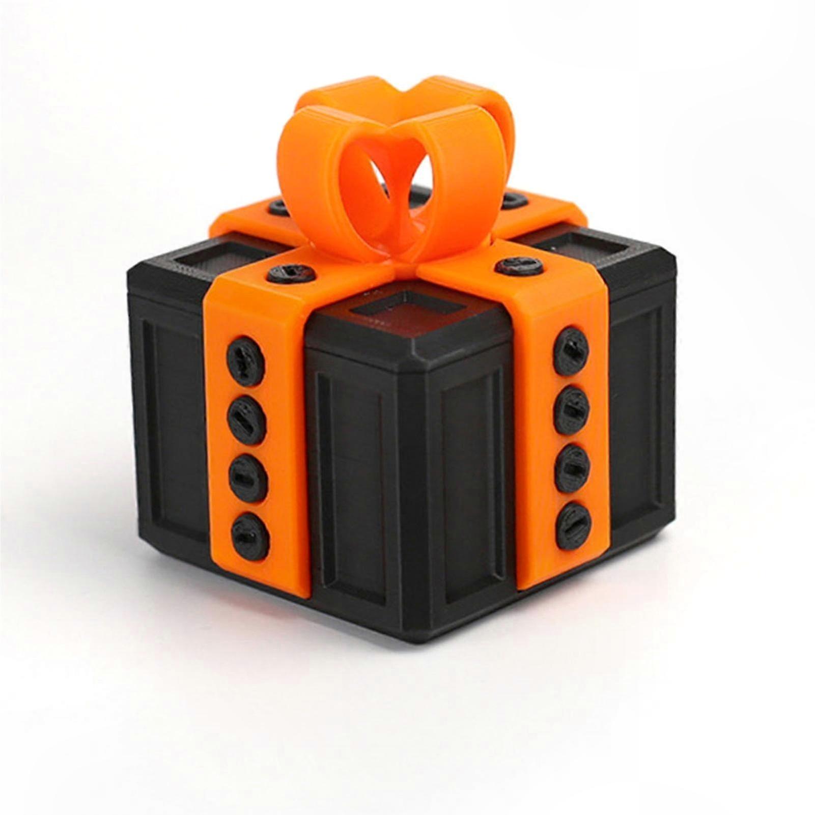 Prank Gift Box with Screws and Twist Storage, 3D Printed Puzzle Box for Kids and Adults