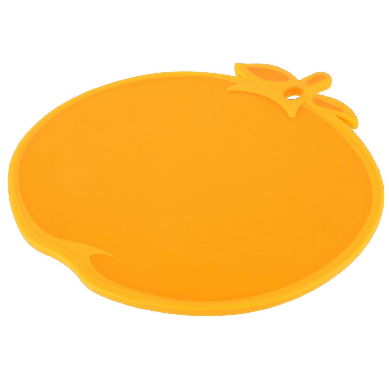 Orange Mini Fruit Cutting Board for Kitchen Use Small Cutting Board