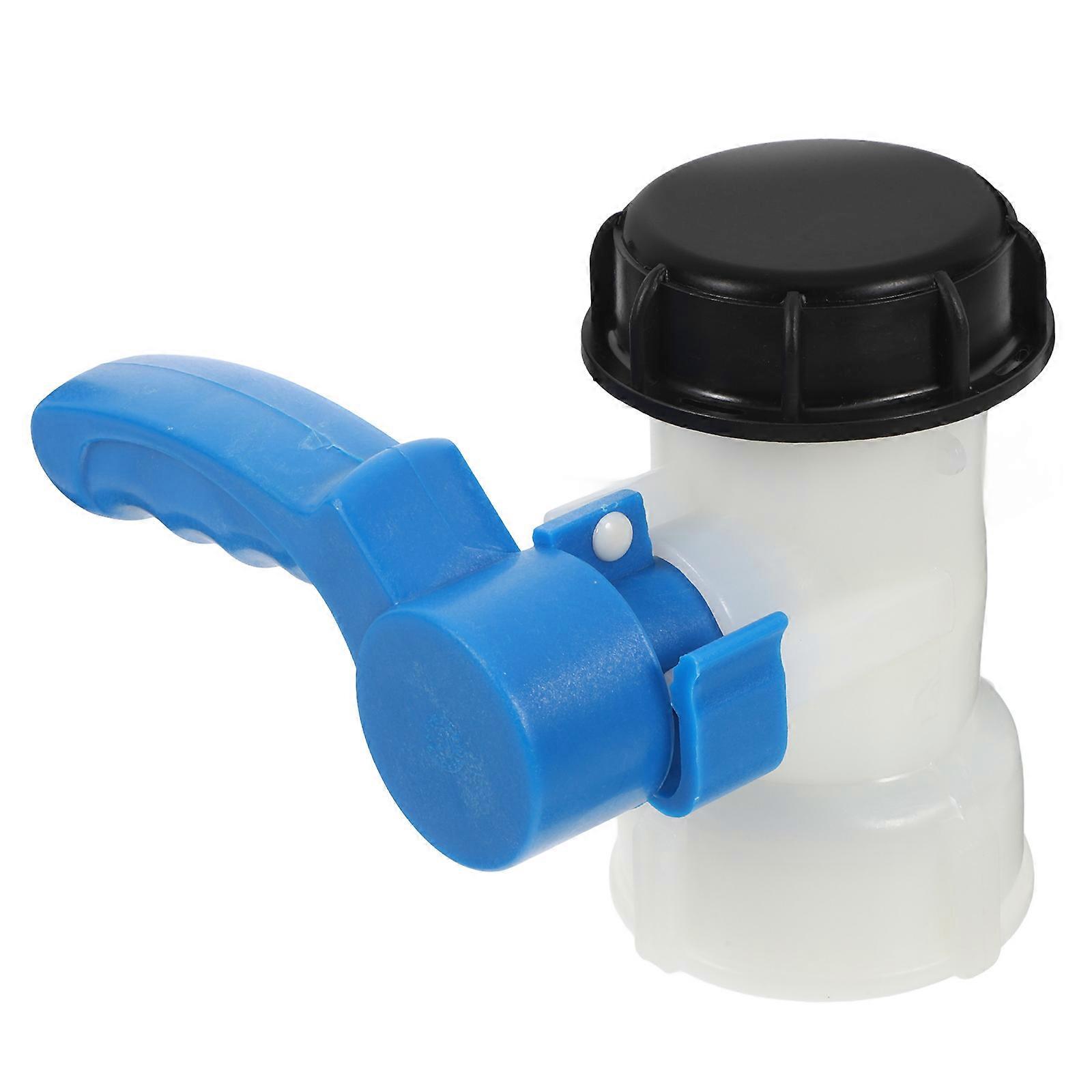 Durable PE Butterfly Valve Tap for Industrial Use with DN40 62mm Interface and High Capacity Design for 1000L IBC Totes