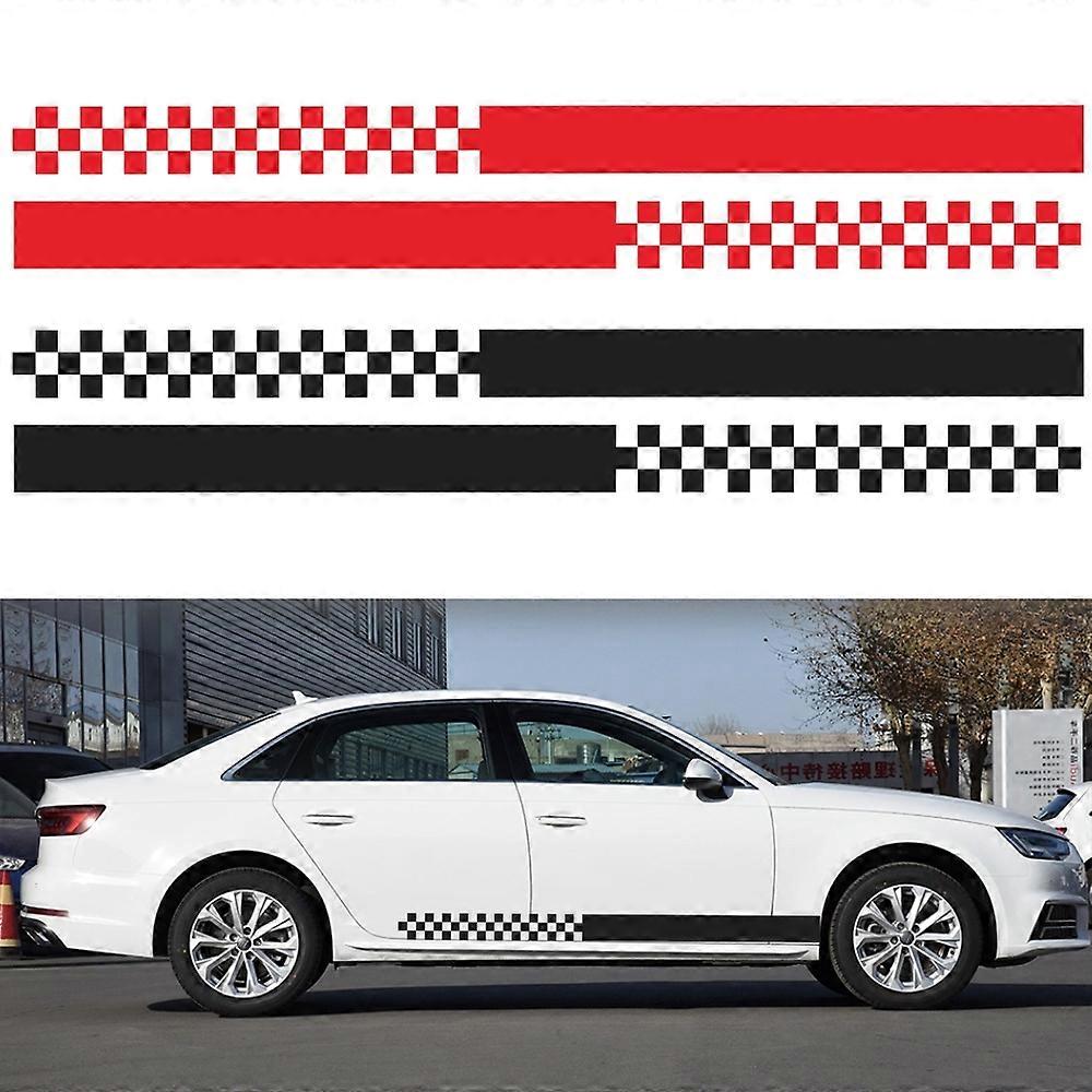 2 PCS/Set D-282 Waistline Pattern Car Modified Decorative Sticker