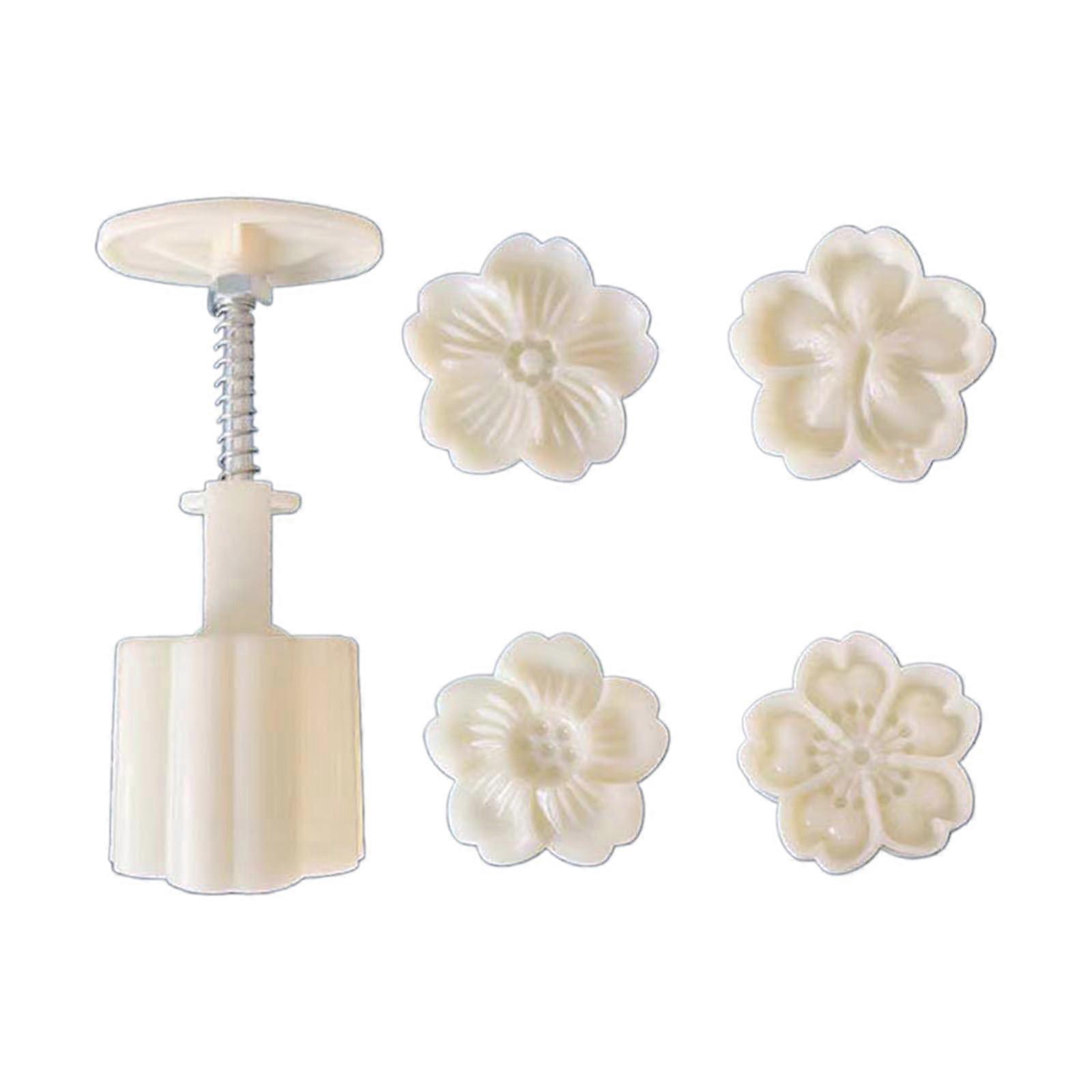 Cookie Press Set for Pastries and Biscuits, Flower Shape Cutter, Precision Dough Shaping Tool