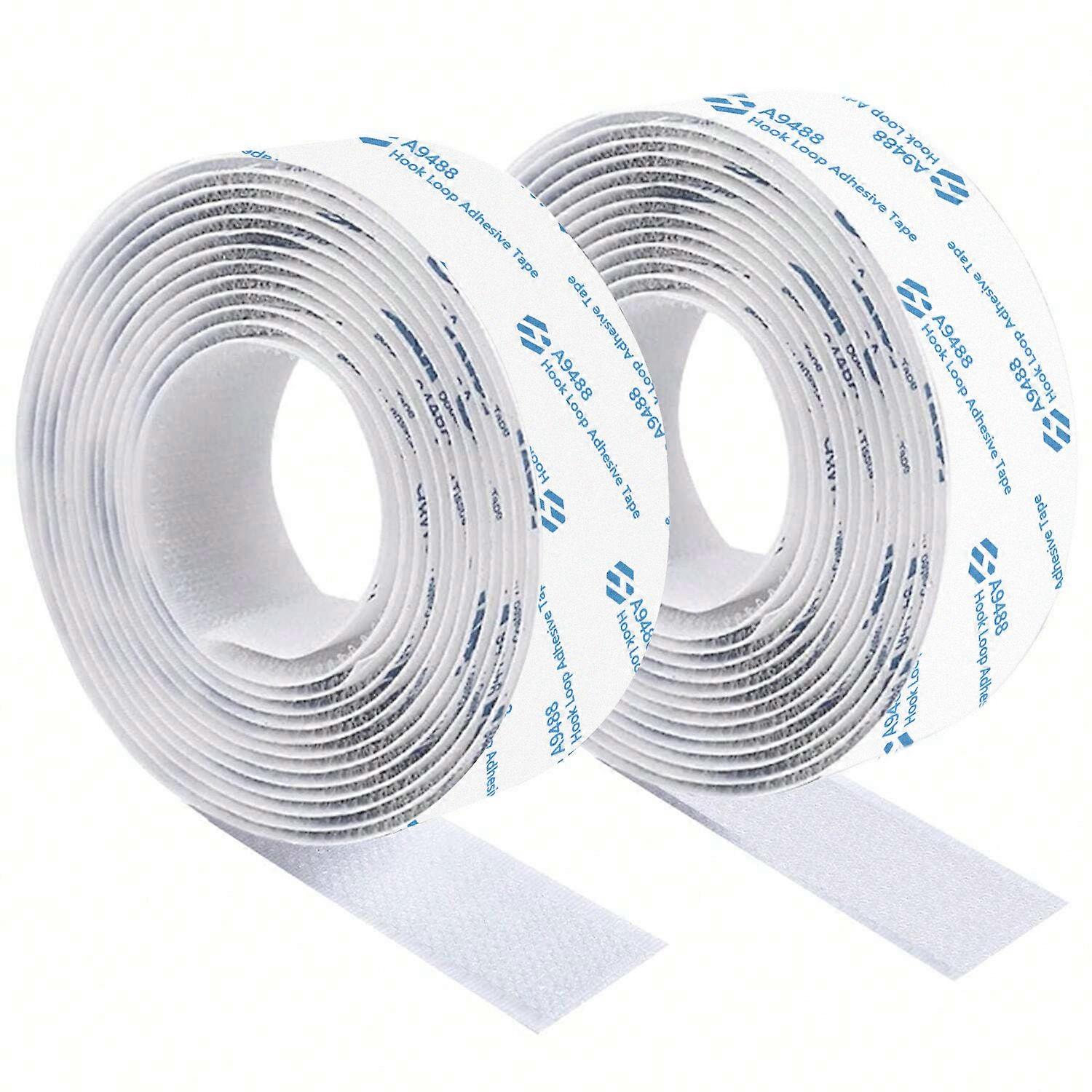 Strong Self Adhesive Hook and Loop Fastener Tape Double Side Adhesive Tape with Glue Sticker velcrooes Tape