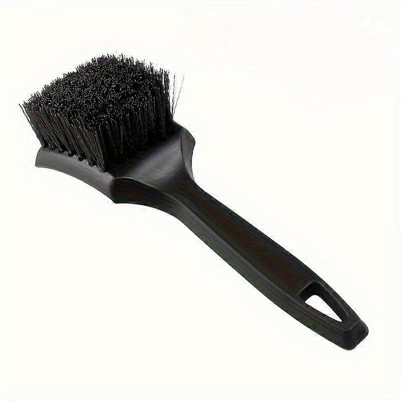 2pcs Multi-Purpose Car Tire Cleaning Brush with Stiff Bristles - Durable PP Material for Auto Maintenance
