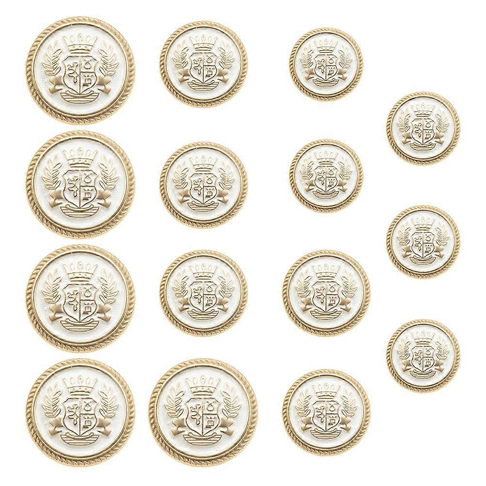 Alloy Buttons Sewing Buttons for DIY Projects 105Pcs British Styled Set