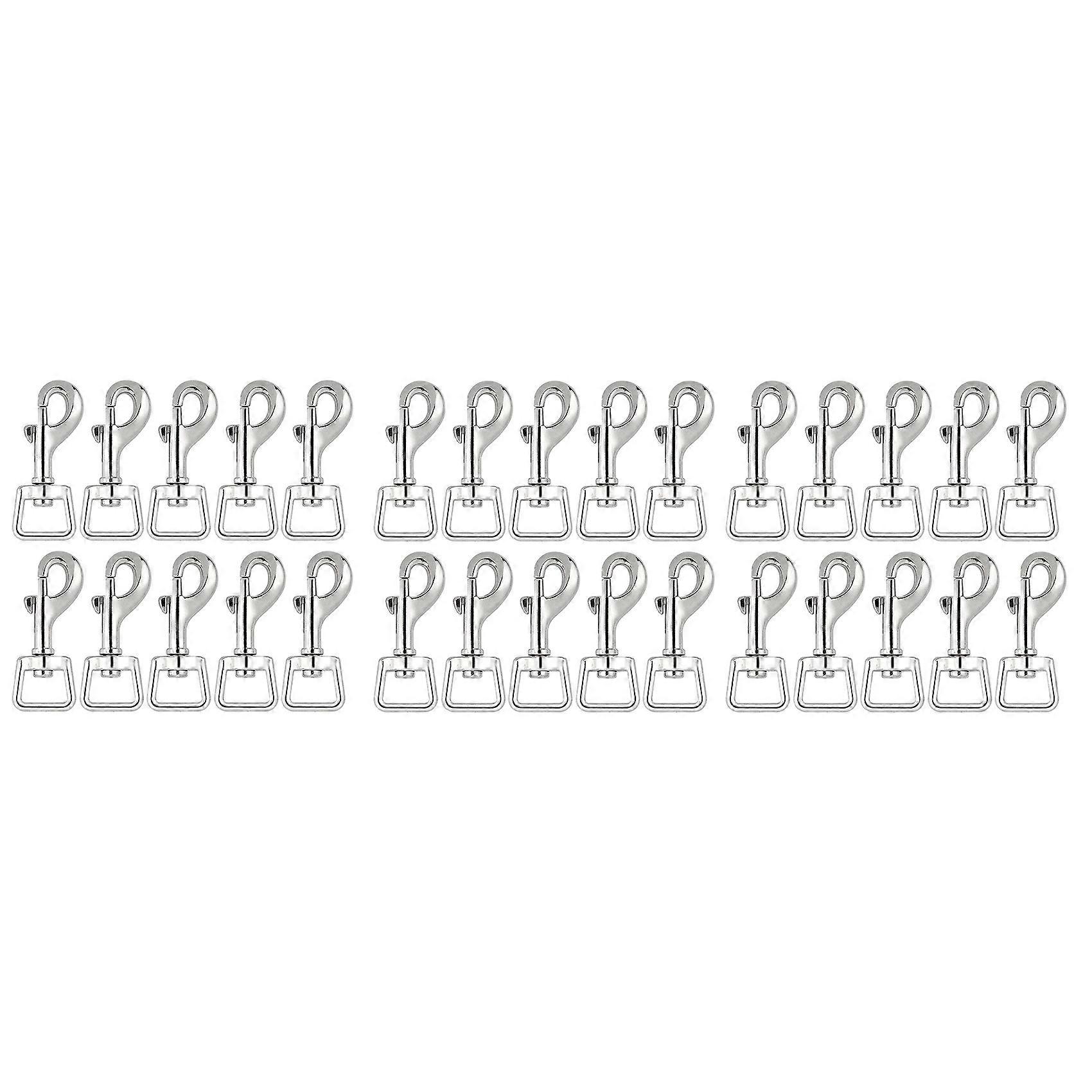 60Pc Snap Hooks for Dog Leash Collar Linking, Heavy Duty Swivel Clasp Eye Bolt Buckle Trigger Clip for Spring Pet Buckle