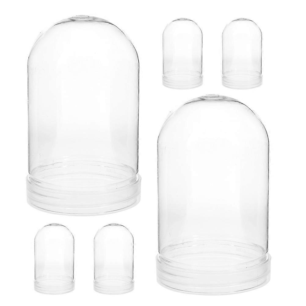 Transparent Snow Globe Plastic Snow Globe for Christmas Decor 12Pcs Kit