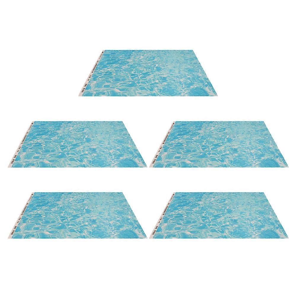 Micro Landscape Model Material for Artistic DIY Using 5Pcs Ripple Paper