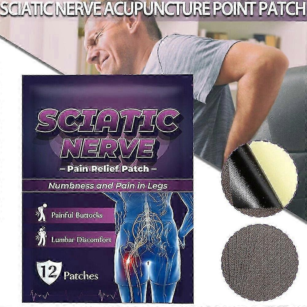 25-26 Sciatic Nerve Acupoint Patch Multifunctional Elastic Tissue Release Muscle Patch Tw