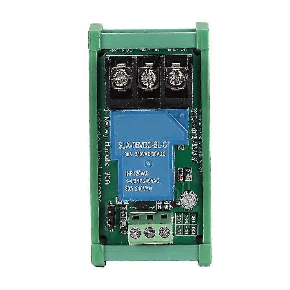 25-26 Multi-Functional 1 Channel 30A High/Low Trigger Relay Module With Optocoupler Isolation(5V)