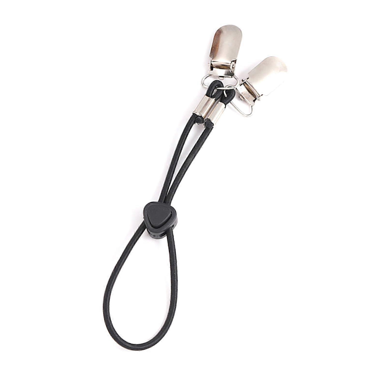 Bed Sheet Straps and Fasteners with Adjustable Elastic Clips for Secure Corners Home and Travel Black