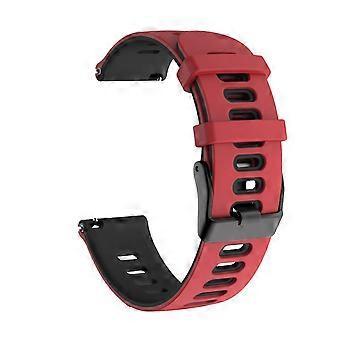 Pour Samsung Galaxy Watch4 44mm 40mm / Watch4 Classic 46mm 42mm / Gear S2 / Garmin Forerunner 245 20mm Dual