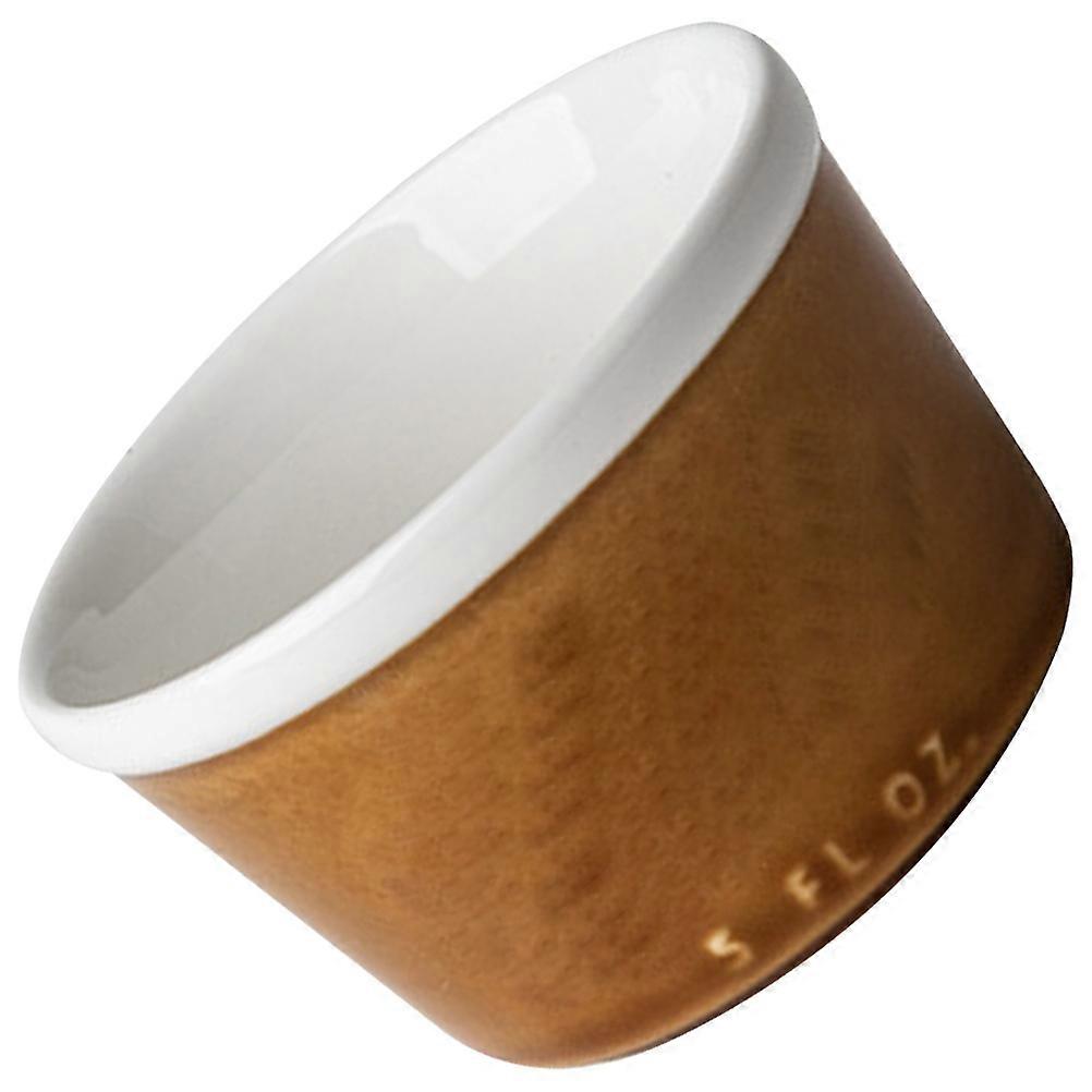 Pudding Bowl Ceramic Bakeware Home Use Round .34x3.34x2.04in Baking 1Pack